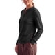 thumbnail image 4 of INSPIRE CHIC Blusas de Pana para Mujer Manga Larga Suelta Cuello en V Camisas Básicas Botón Tops Vintage Casual Oficina Salir Pullover Pequeño Negro, 4 of 6