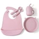 thumbnail image 1 of Baby Feeding Set Silicone Feeding Set Shallow Tray Kitten Design Baby Silicone Tableware, Toddler Eating Utensils, With Suction Cup, Shallow Tray Bib Soft Spoon Fork Cup, Tough Tableware Set, Edible G, 1 of 5