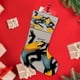 thumbnail image 4 of El Show de Heckle y Jeckle Tema: Calcetines de Navidad, fino lino blanco para colgar en escaleras y chimenea, decoración navideña para el hogar, regalo de Navidad. 45cm × 32cm, 4 of 5