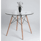 thumbnail image 2 of Mesa Eames Redonda 100cm Tope Vidrio, 2 of 3