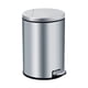thumbnail image 1 of Cubo De Basura De Paso Redondo, Cubo De Basura, Manos Libres, Impermeable, Para Cocina, Baño, Hogar, Plateado, 1 of 5
