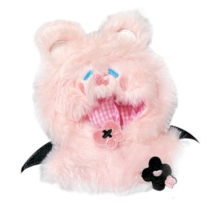 Magideal - Capa De Muñeca Vestido De Muñeca Para Muñeca De 10 Cm Disfraces Para Niñas Pequeñas Accesorios De Muñeca De Peluche Suave Viste A Tu Muñeca De Peluche Rosa