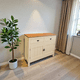 thumbnail image 2 of Aparador Buffet "Essential" Mueble de Madera Artesanal - Beige - 100x40x90 cm, 2 of 3