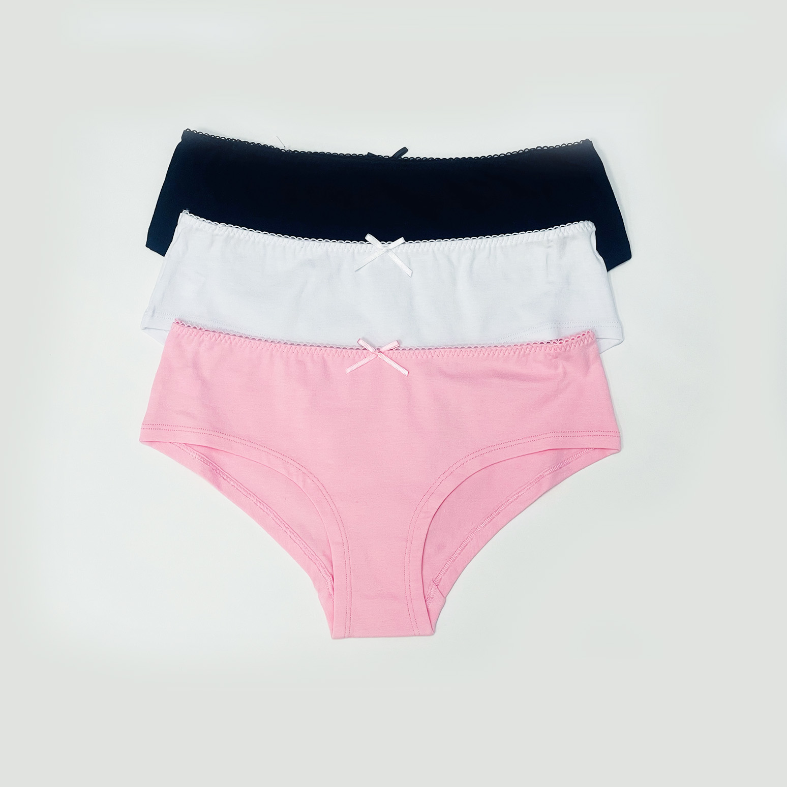 Pack 3X Calzon De Algodón Girls Mujer Flores 24126-160