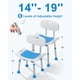thumbnail image 4 of Silla de ducha HOMLAND Inside Shower con respaldo extraíble, 180 kg, 4 of 7