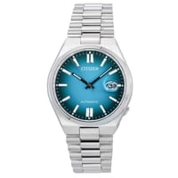 Reloj Citizen Tsuyosa Stainless Steel Turquoise Dial Automatic Nj0151-88X Men'S Watch