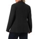 thumbnail image 4 of Agnes Orinda Blazer Casual de Negocios para Mujer Talla Grande, Solapa de Muesca, Botonadura, Manga Larga, Bolsillo con Solapa, Traje de Trabajo 4X Negro, 4 of 8
