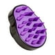 thumbnail image 5 of Cepillo De Champú Para El Cabello, Masajeador De Cuero Cabelludo, Cepillo De Limpieza De Cabello De Mano Para Hombres, Mujeres, Púrpura, 5 of 5