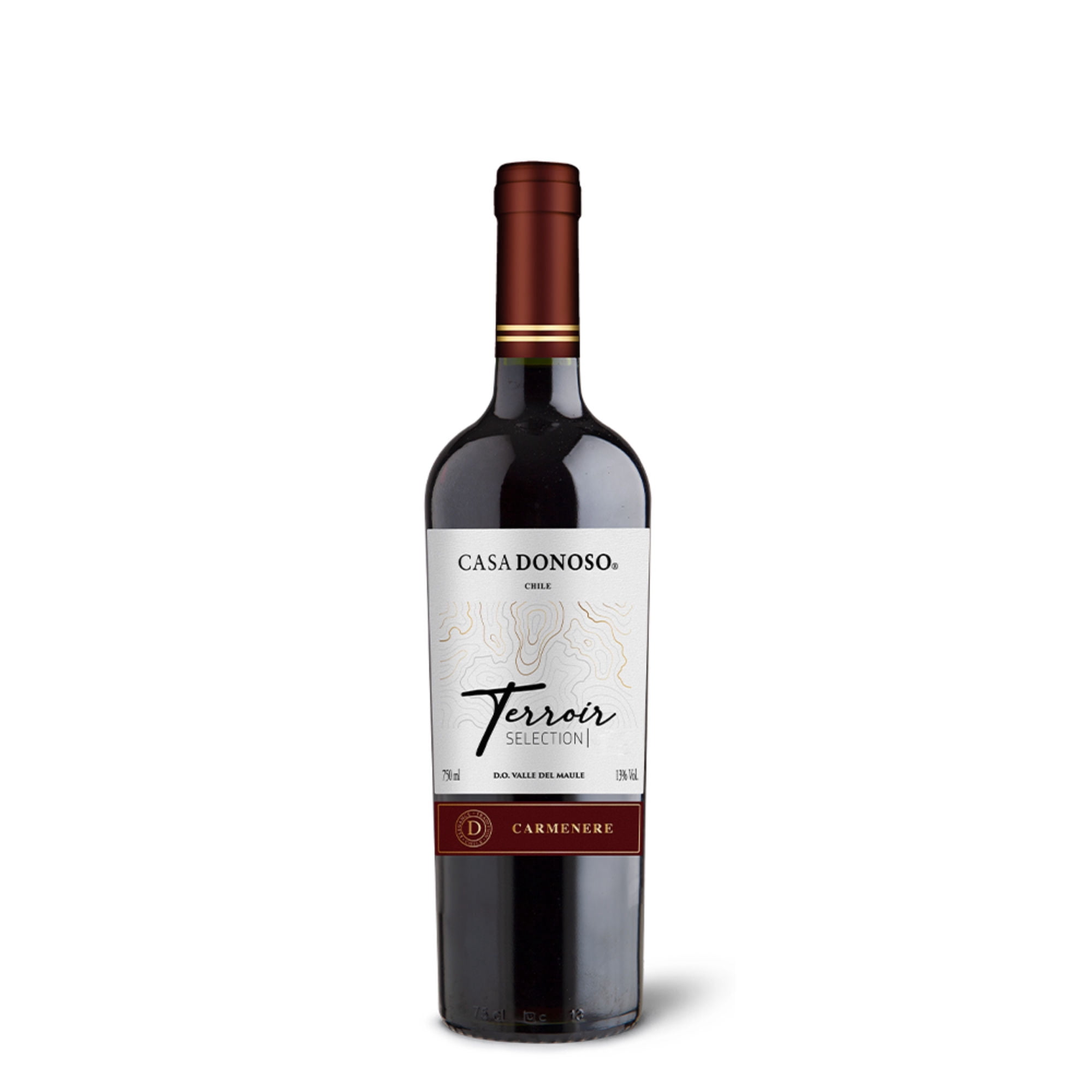 Vino Tinto Carmenere 13° Botella 750 ml Casa Donoso