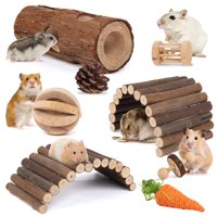 Accesorios De Juguete Para Ratas Cage Sofier Natural Guinea Pig