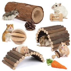 Accesorios De Juguete Para Ratas Cage Sofier Natural Guinea Pig