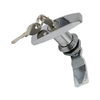 Ioensy - Cerradura Con Manija En Forma De T Con Llaves Cerraduras Para Toldo De Caravana De Aleación De Zinc 1 Pieza Plata