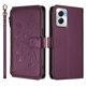 thumbnail image 2 of Funda Cartera Mariposa para [Motorola Moto G Power 2024 5G] con Soporte y Cremallera Violeta, 2 of 6