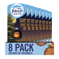 Clip De Ventilación Febreze Auto Antiolores Para Ambientador, 8 Unidades