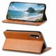 thumbnail image 2 of Funda tipo cartera para Samsung Galaxy A37 de piel con cierre magnético, ranuras para tarjetas y correa para la muñeca Marrón, 2 of 6