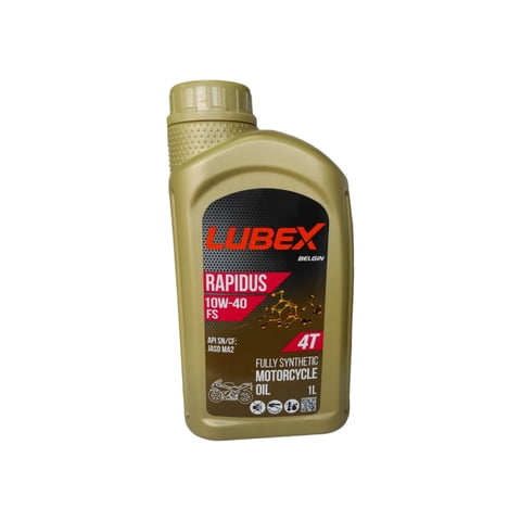 Aceite Motor Lubex 10W40 Sn Moto Sintetico 1 Litro