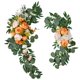 thumbnail image 5 of Granja Flores Artificiales Arco Decoración Colgante Para Dormitorio Ceremonia Vacaciones Naranja, 5 of 5