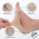 thumbnail image 4 of Calcetines No Show SIXDAYSOX para mujer, paquete de 5, tallas 9-11, 4 of 6