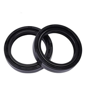 Genérico - Retenes De Telescopicas Para Moto 37X47X11 (2Un) Negro