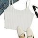 thumbnail image 2 of Top de Tirantes Tejido de Canalé Blanco blanco L, 2 of 5