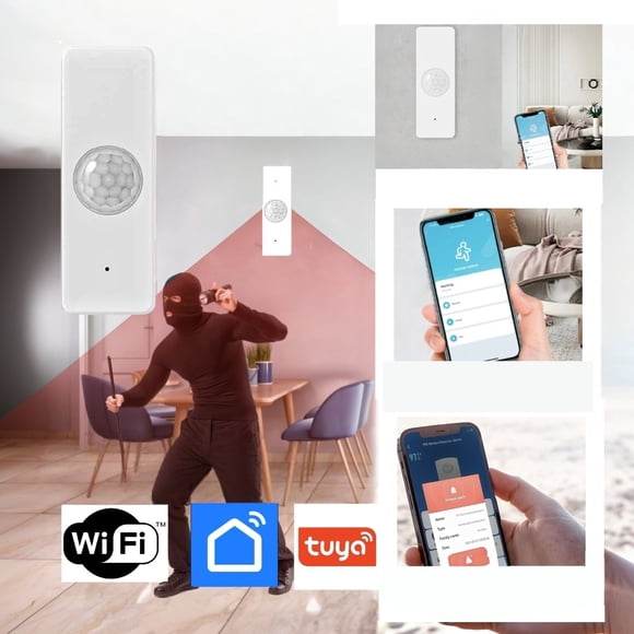 Sensor de movimiento PIR WiFi. Smart Life, Tuya. No requiere hub. Sensor PIR. Automatización