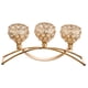 thumbnail image 5 of Portavelas De Cristal De Lujo Para Centro De Mesa De Comedor De Banquete Dorado, 5 of 5