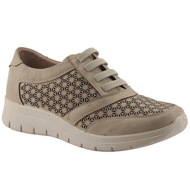 Zapatilla Chalada Mujer Finest-2 Beige Comfort