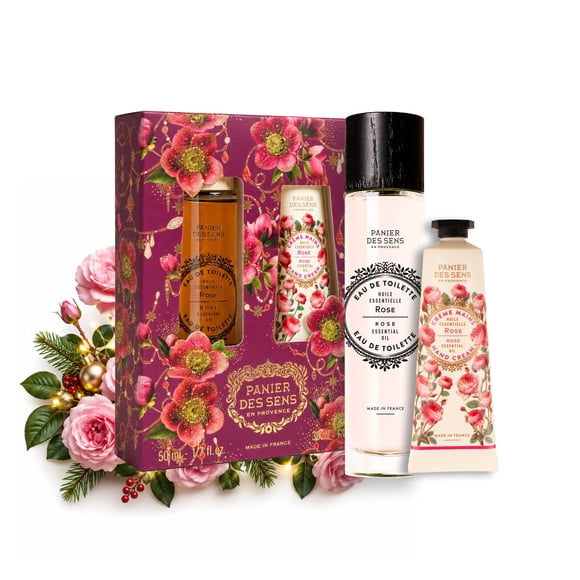 Set de Perfume Panier des Sens Rosa + Crema de Manos – Regalo