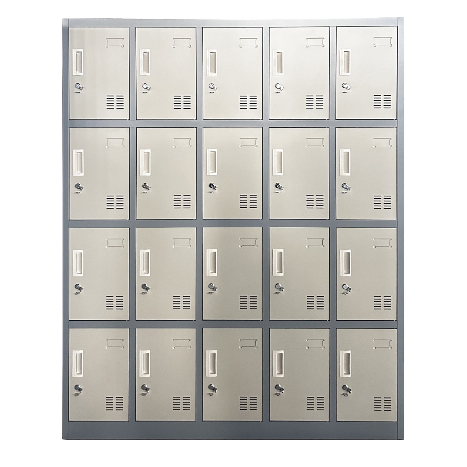 Prochef - Locker Casillero Metálico 5 Cuerpos 20 Puertas