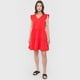 thumbnail image 4 of Vestido Mujer Corto Panal Rojo Corona, 4 of 5