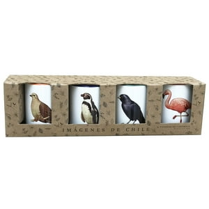Andes1 - Set De 4 Tazas De Pájaros N°4
