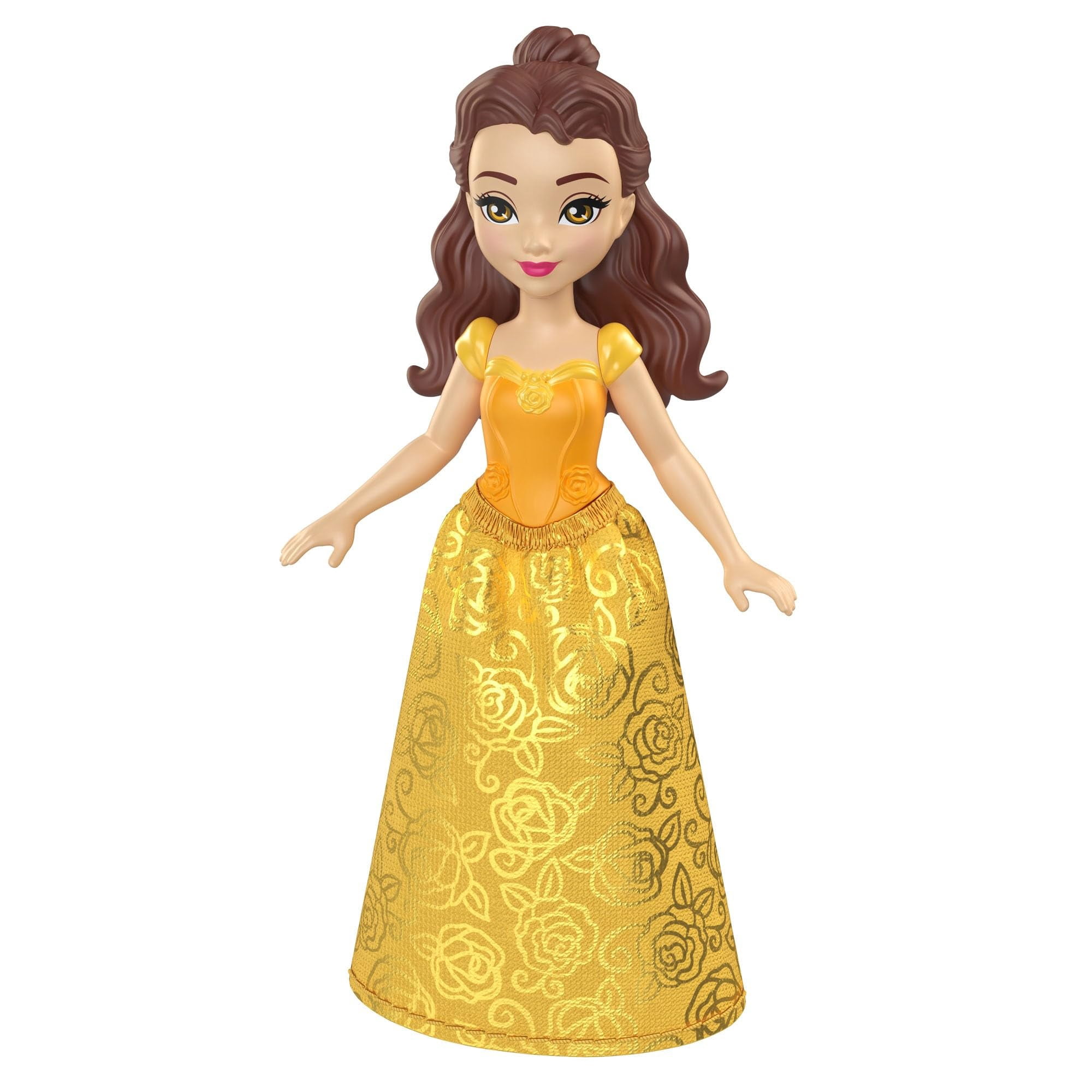 Muñeca Mattel Disney Princesses Belle De 9 Cm Articulada Para Más De 3 Años