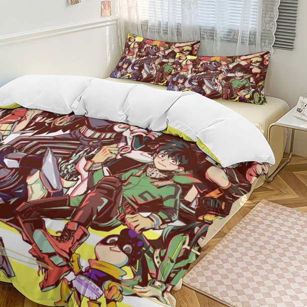 My Hero Academia Anime 3-Piece Twin Bed Set Fade-Resistant Microfiber