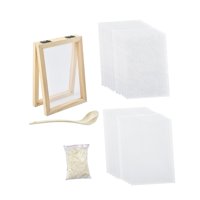 Magideal - Juego De Marco De Madera Para Fabricación De Papel, Marco De Impresión Para Manualidades De Papel Para Manualidades, Juego De Pantalla Para Fabricació Estilo B