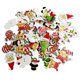 thumbnail image 2 of 100 piezas de pintura mixta botones de Navidad embellecimiento decoración artesanía, 2 of 3