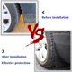 thumbnail image 3 of Defensas de barro Ruien 4 unidades negras con 20 tornillos, 3 of 6