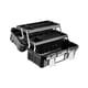 thumbnail image 4 of Caja De Herramientas De Almacenamiento Plegable De 19 Pulgadas Y 3 Niveles, 43 X 22,5 X 20 Cm, Para Almacén, Con Cerradura, 4 of 5