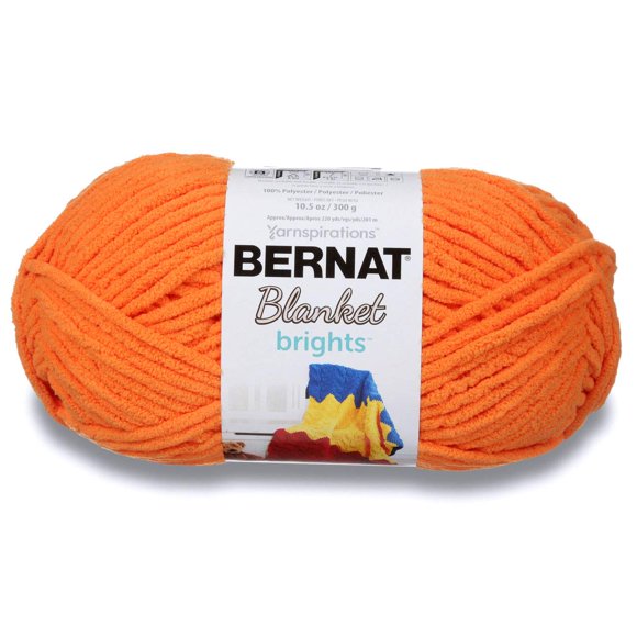 Hilo Bernat Blanket Bright 300 g/201 m Naranja Zanahoria