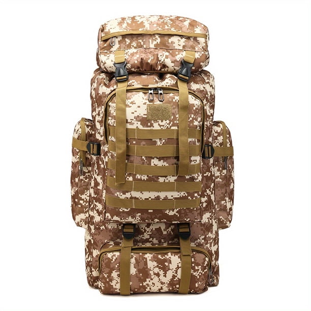 Military Tactical Backpack, Large Capacity Outdoor Hikingbag, Camouflage Backpack For Camping Traveling