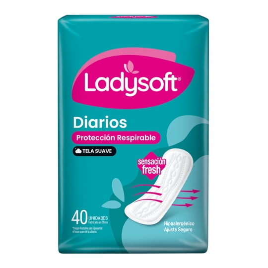 Protector Diario Tela Suave 40 Un Ladysoft