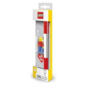 Lápiz Gel Lego Pen Pal Con Minifigura Rojo Santoki