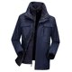 thumbnail image 5 of Chaqueta De Esquí Para Hombre 3 En 1 Con Forro De Lana Impermeable Invierno Caliente 4xl Azul, 5 of 5