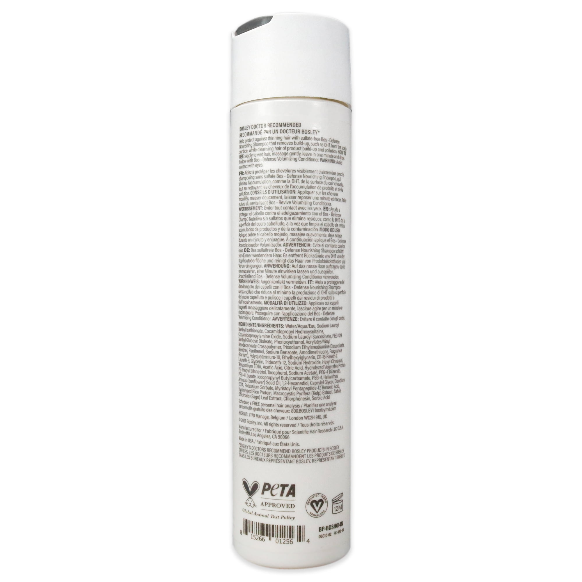 Shampoo Bosley Bos-defense Nutritivo