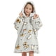 thumbnail image 3 of Polerones Felpa Con Capucha Manta Polar Niños Gato, 3 of 4