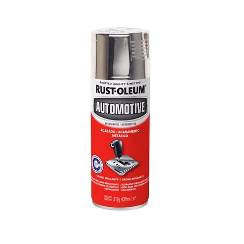 Rust-Oleum - Pintura En Spray Automotive Acabado Metálico Cromo Brillante 340 G