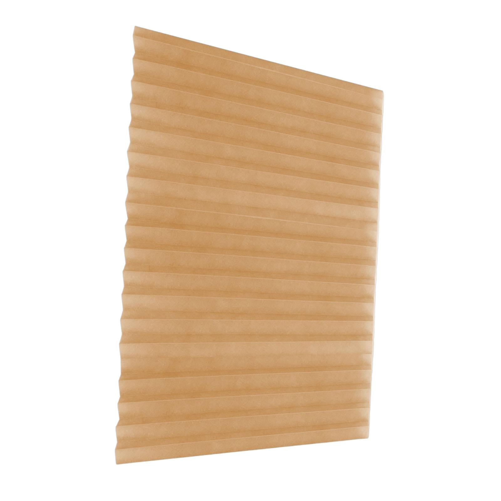 Magideal - Cortinas Temporales Para Ventanas, Sin Taladro, Inalámbricas, Transpirables, No Tejidas, Despegables Y Adhesivas, Para Sala De Estar, Montaje Sencillo Marrón L