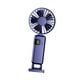 thumbnail image 2 of Mini Ventilador De Mano Silencioso, Ventilador Plegable Ajustable De 5 Velocidades Para Dormitorio, Hogar, Dormitorio, Azul, 2 of 3