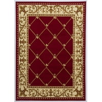 Modalfo - Alfombra Kashan King Roja 244 X 305 Cm