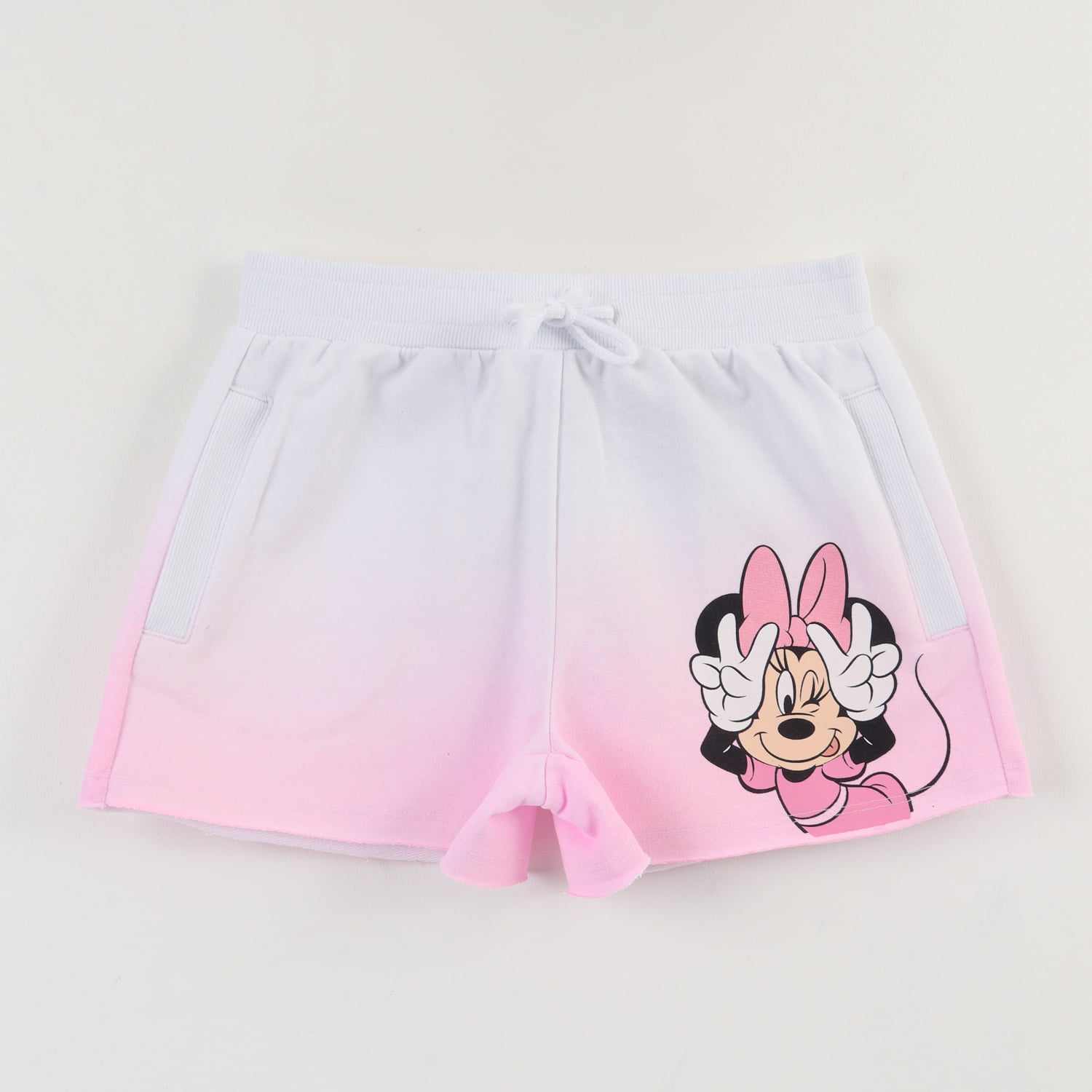 Short Cordón Niña Blanco Tie Dye Minnie Mouse Disney