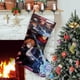 thumbnail image 1 of Jujutsu Kaisen Tema: Calcetines de Navidad, fino lino blanco para colgar en escaleras y chimenea, decoración navideña para el hogar, regalo de Navidad. 45cm × 32cm, 1 of 5